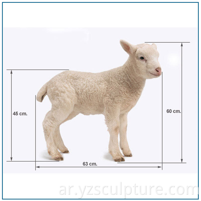 Fiberglass Sheep Statue 